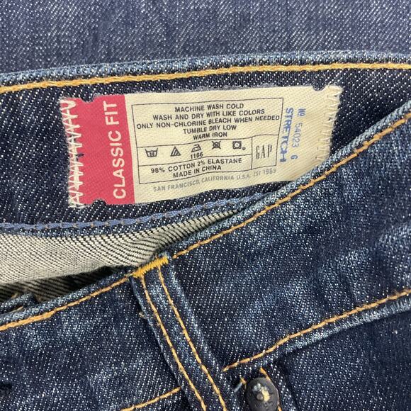 GAP Dark Blue Women's Jeans Sz 12A - Picture 3 of 5